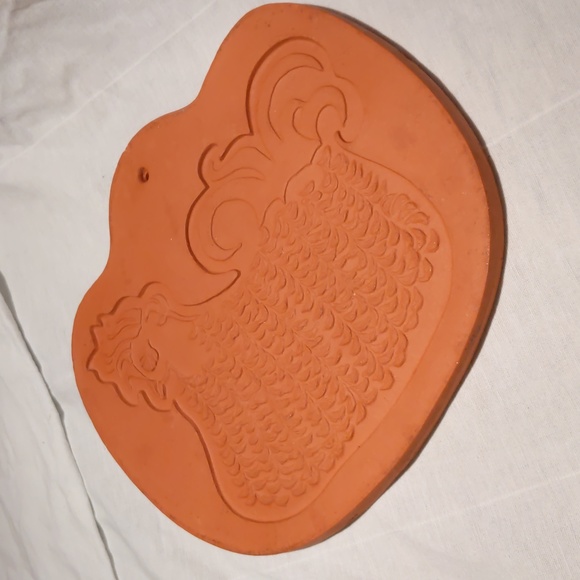 Bennington Potters Wall Plaque Chicken Terracotta Trivet Pottery David Gil - Picture 2 of 8
